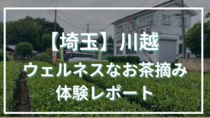【埼玉】都心から1時間！初夏の川越でウェルネスなお茶摘み体験レポート
